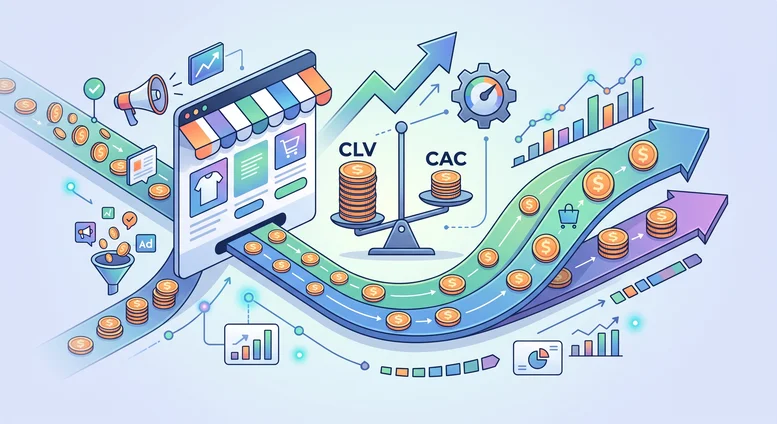 CLV i CAC w sklepie internetowym – jak liczyć i podejmować decyzje budżetowe